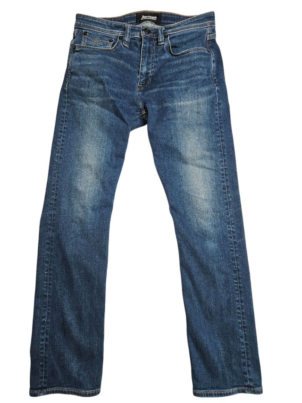 Revtown Sharp Decade Denim 5 Pocket Straight Leg Men Jeans Size W30 x L30 (29")